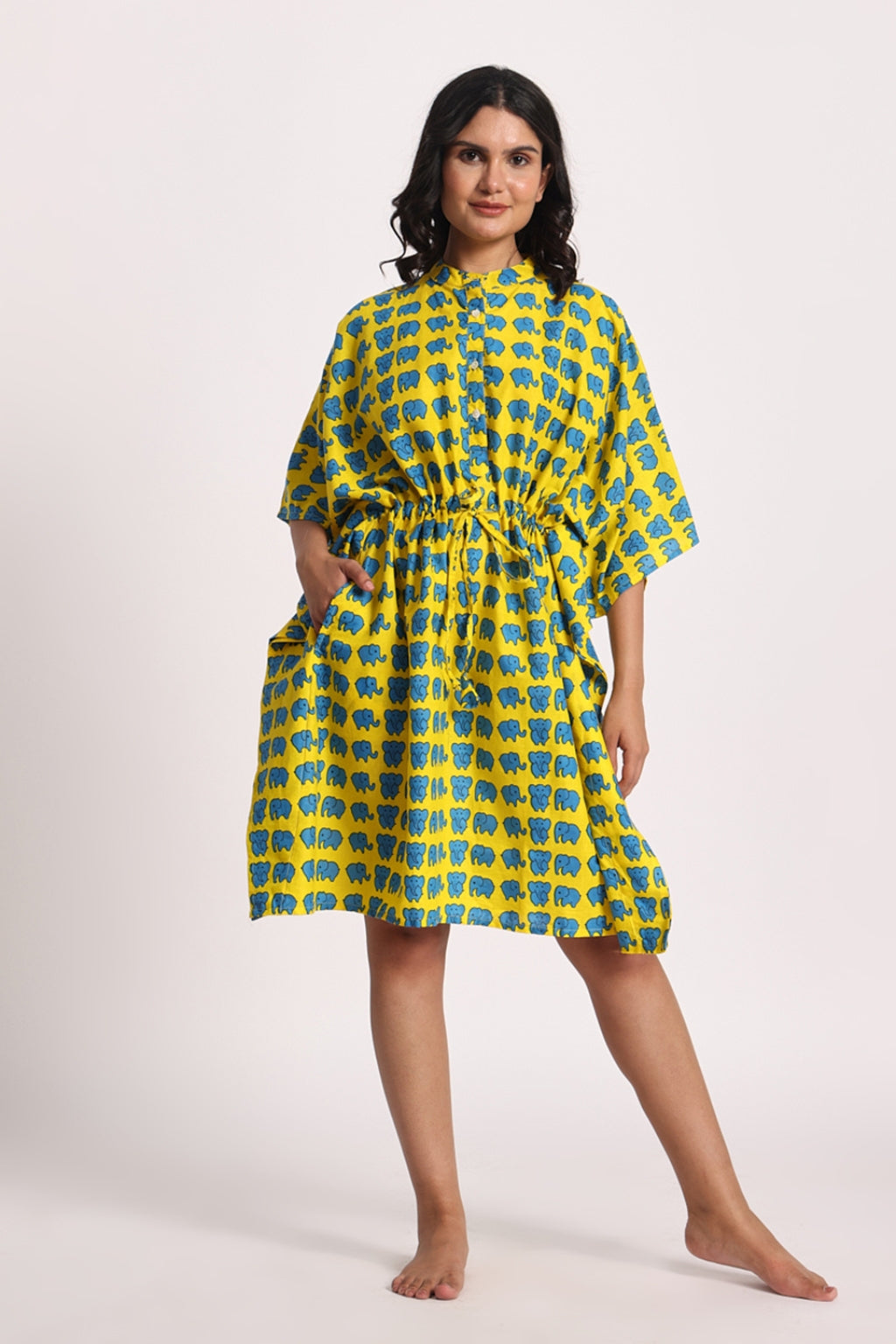 Tiny Trunks Cotton Midi Shirt Kaftan