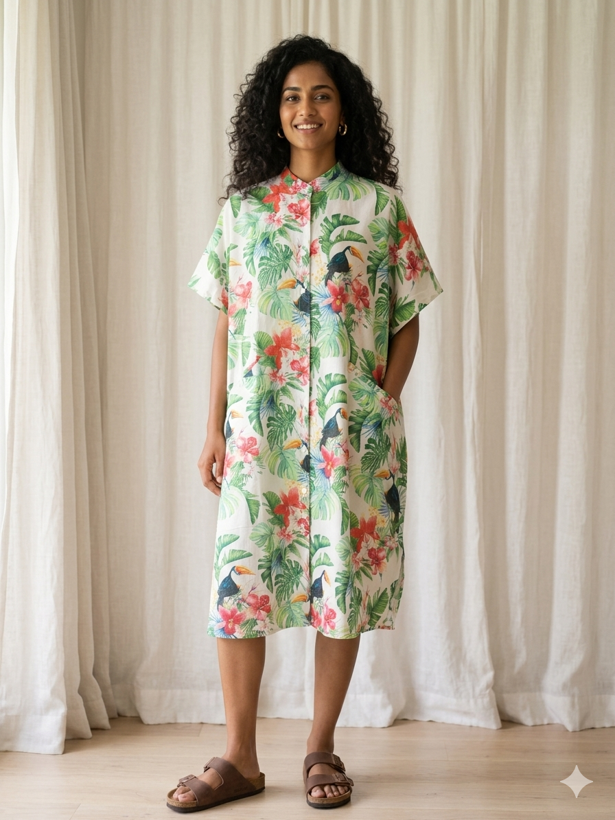 Beachy Bliss Kaftan Dress