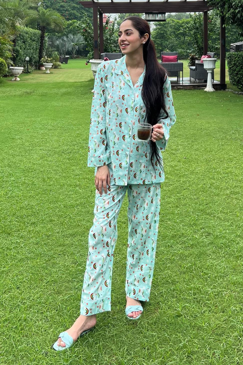 Over the Rainbow Cotton Night Suit