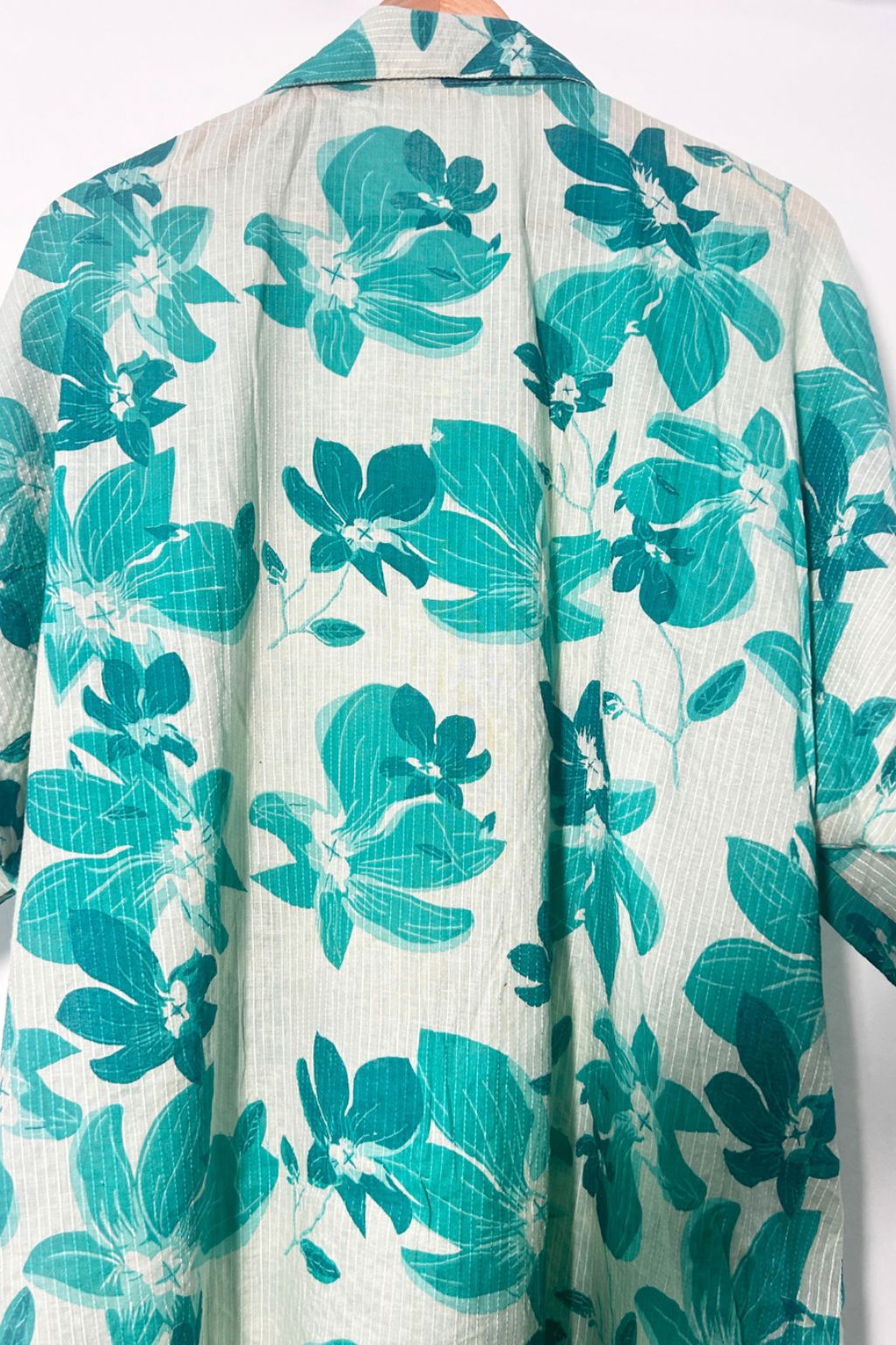 Floral Flamboyance Cotton Long Shirt