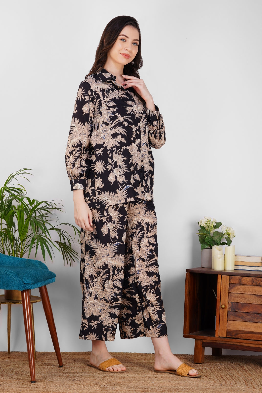 Breezy Blooms Cotton Co-Ord Set