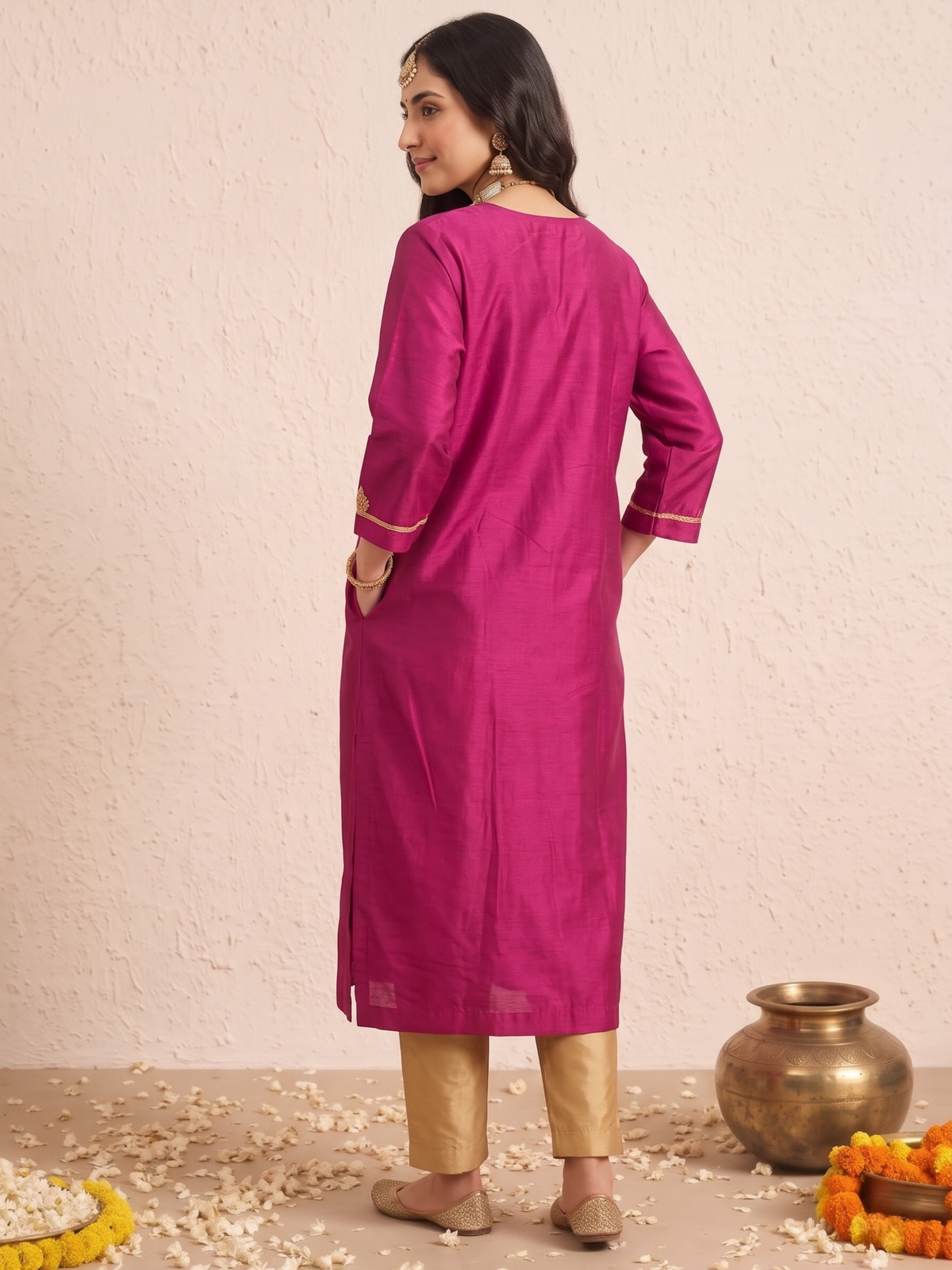 Mumtaz Cotton Silk Kurta