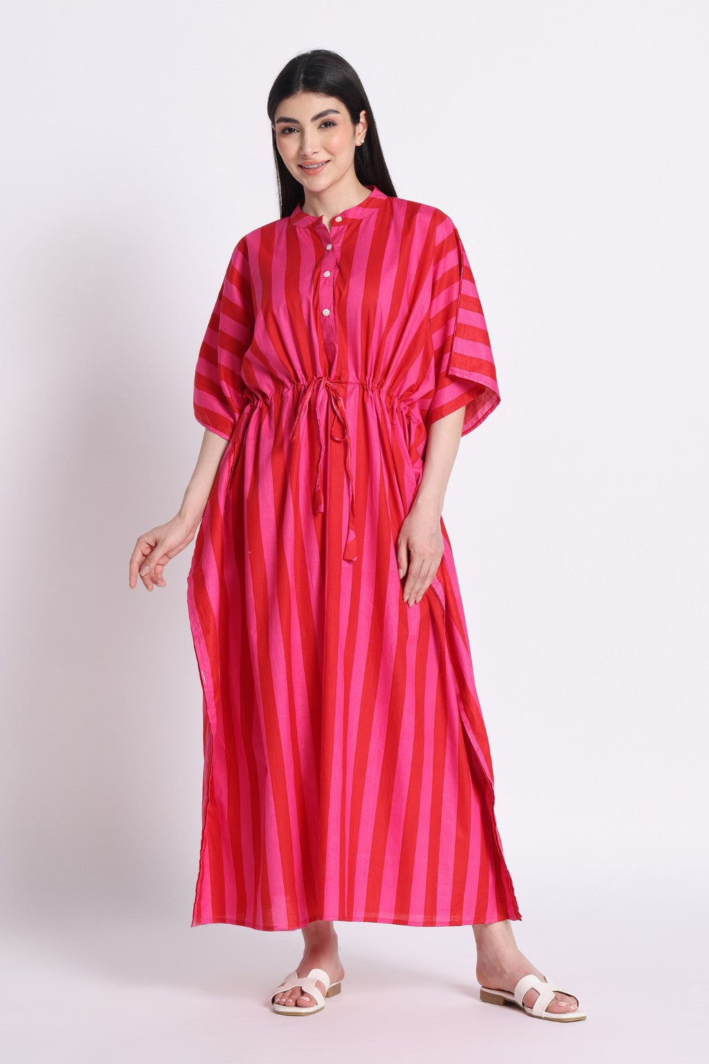 Blush & Rush Cotton Shirt Kaftan