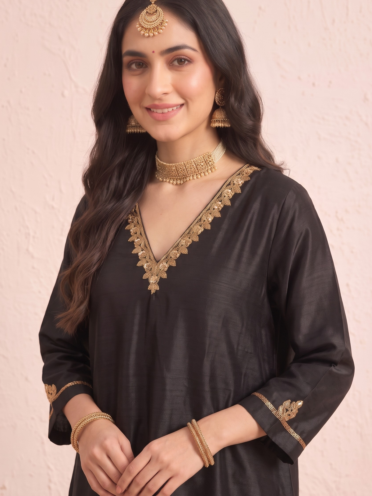 Midnight Dream Silk Kurta