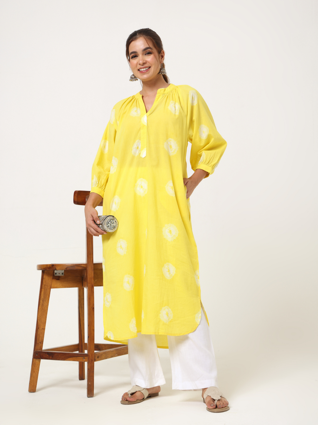 Amaltas Tie Dye Cotton Kurta