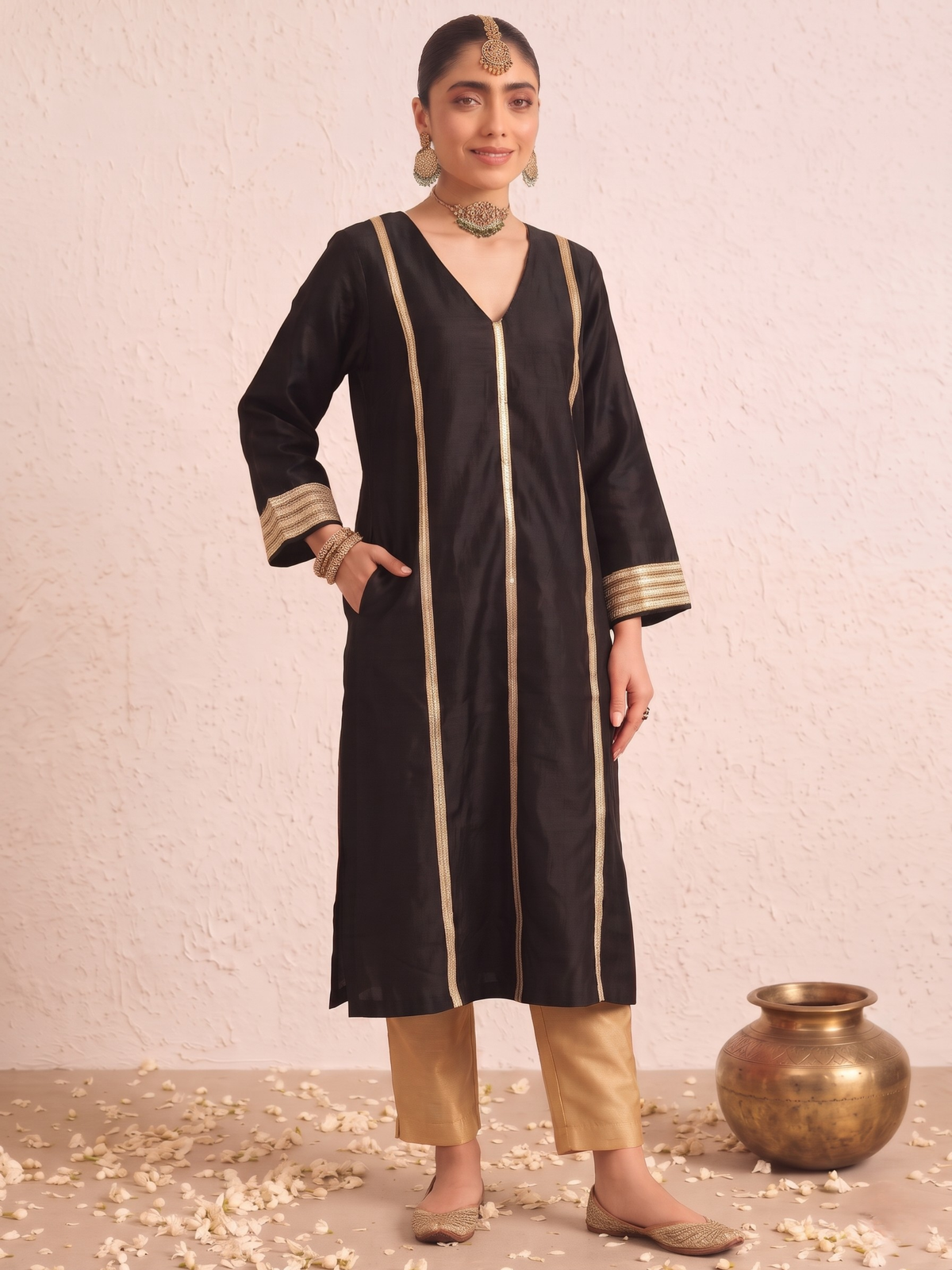 Noor Mahal Silk Kurta