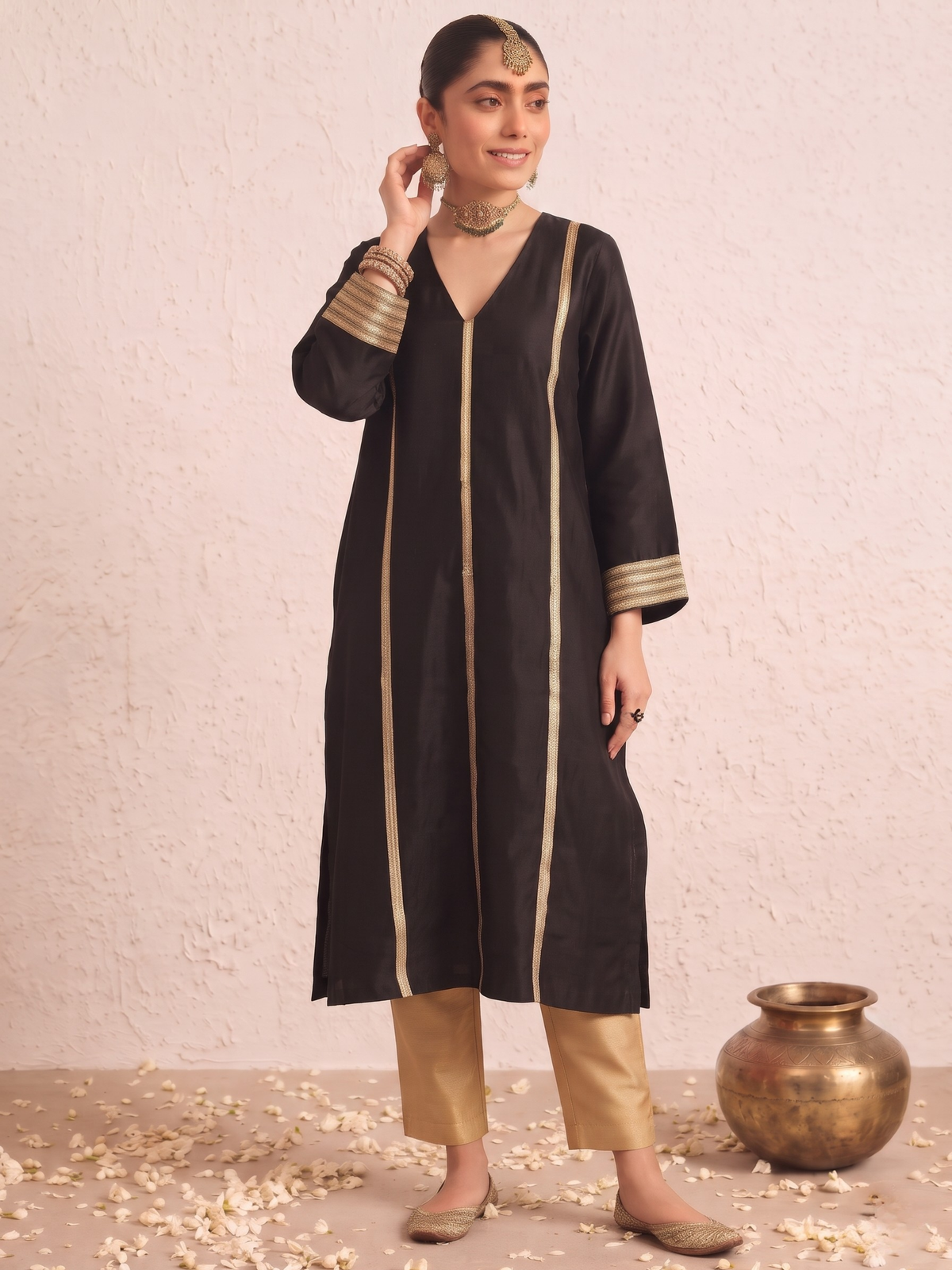 Noor Mahal Silk Kurta