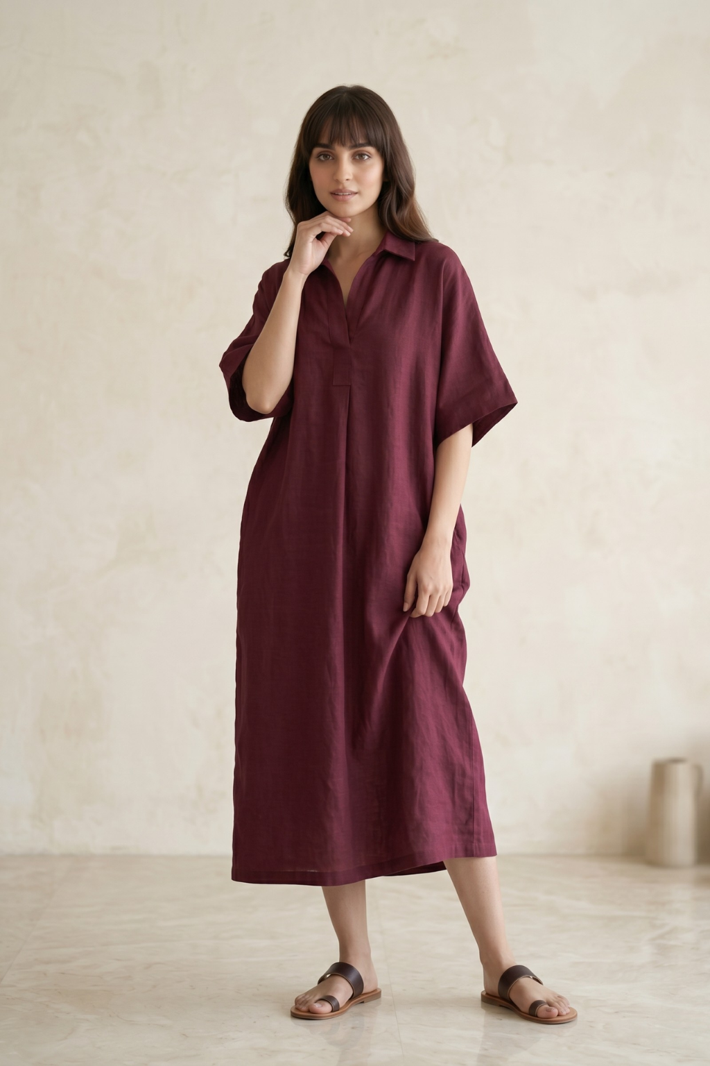 Mulberry Muse Midi Kaftan Dress