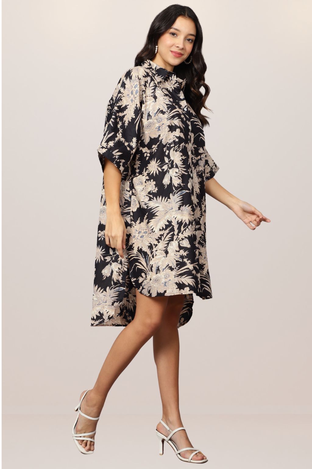 Summer Bliss Cotton Shirt Dress
