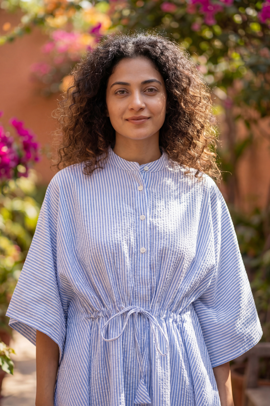 Marshmallow Stripe Cotton Co Ord Set