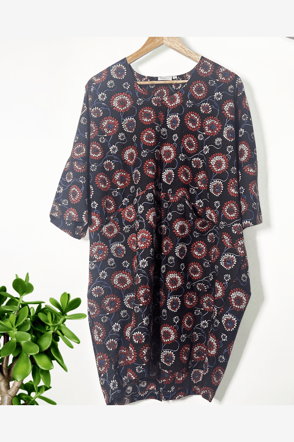 Floral Cotton Summer Dabu Dress
