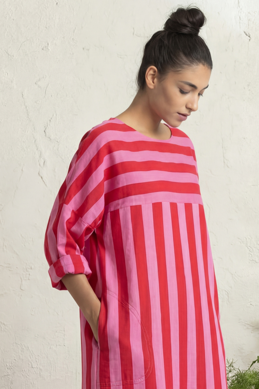Stripes of Love Long Kurta Co-ord Set