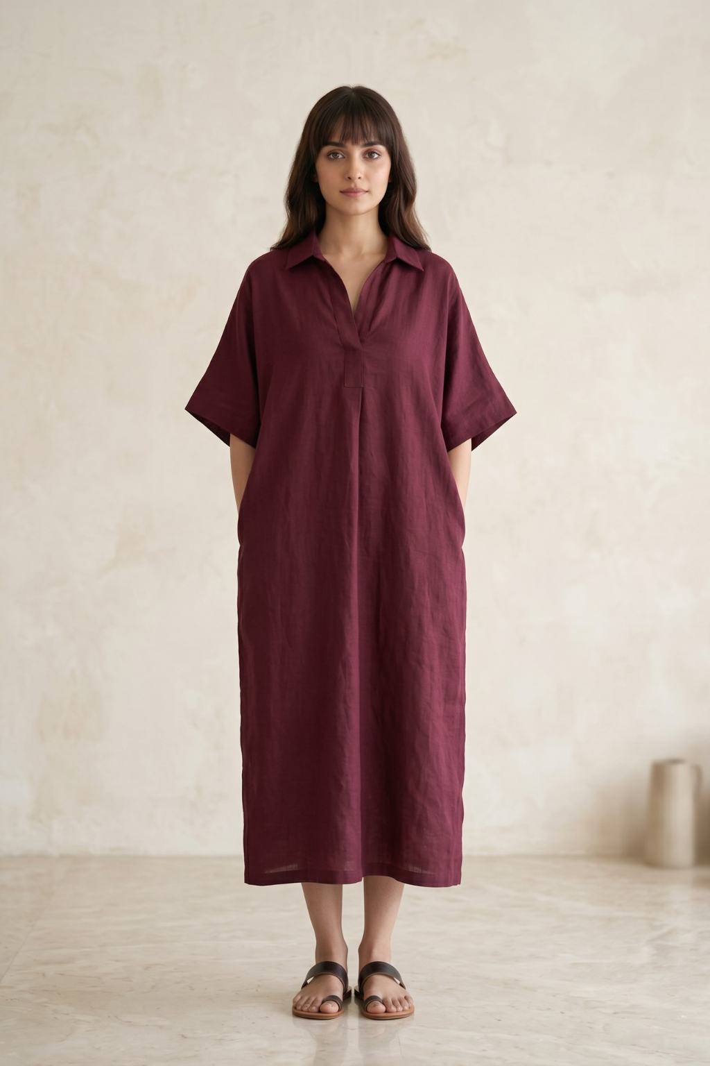 Mulberry Muse Midi Kaftan Dress