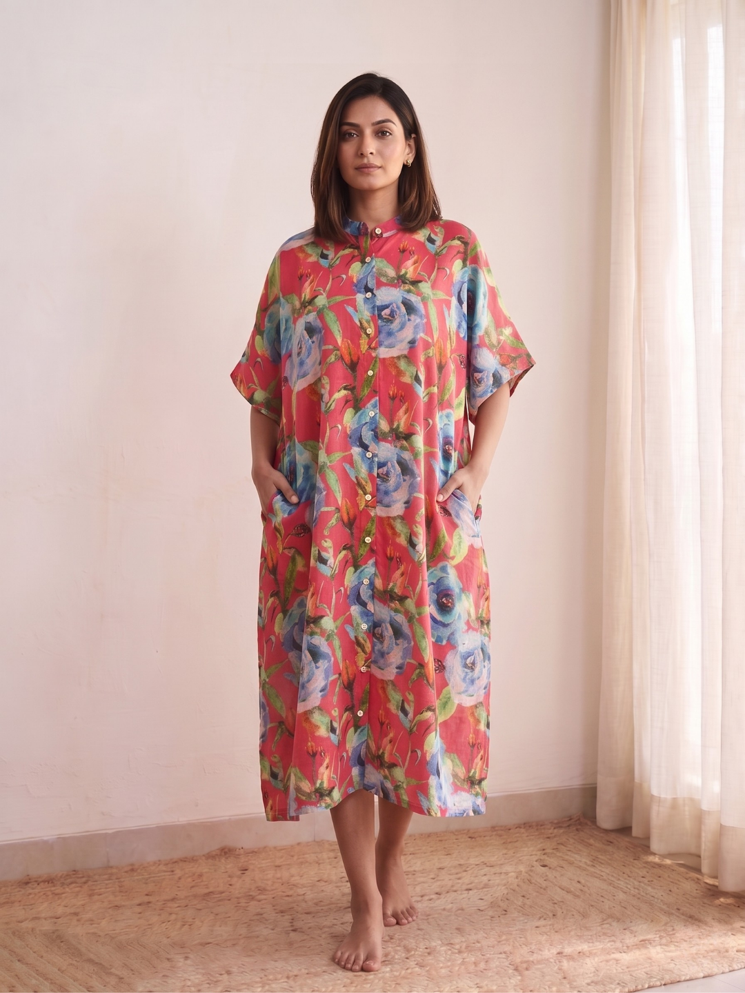 Blooming Bouquet Kaftan Dress