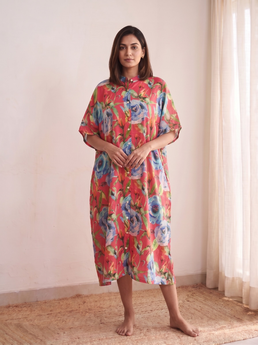 Blooming Bouquet Kaftan Dress