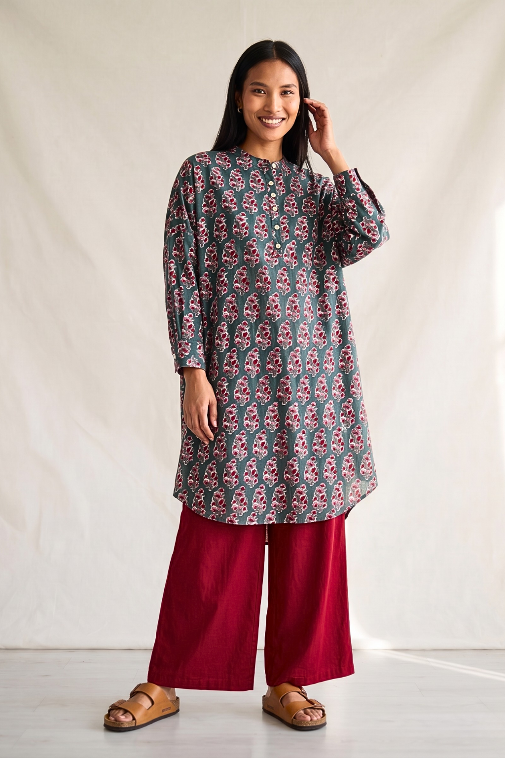 Noorbagh Handblock Cotton Tunic
