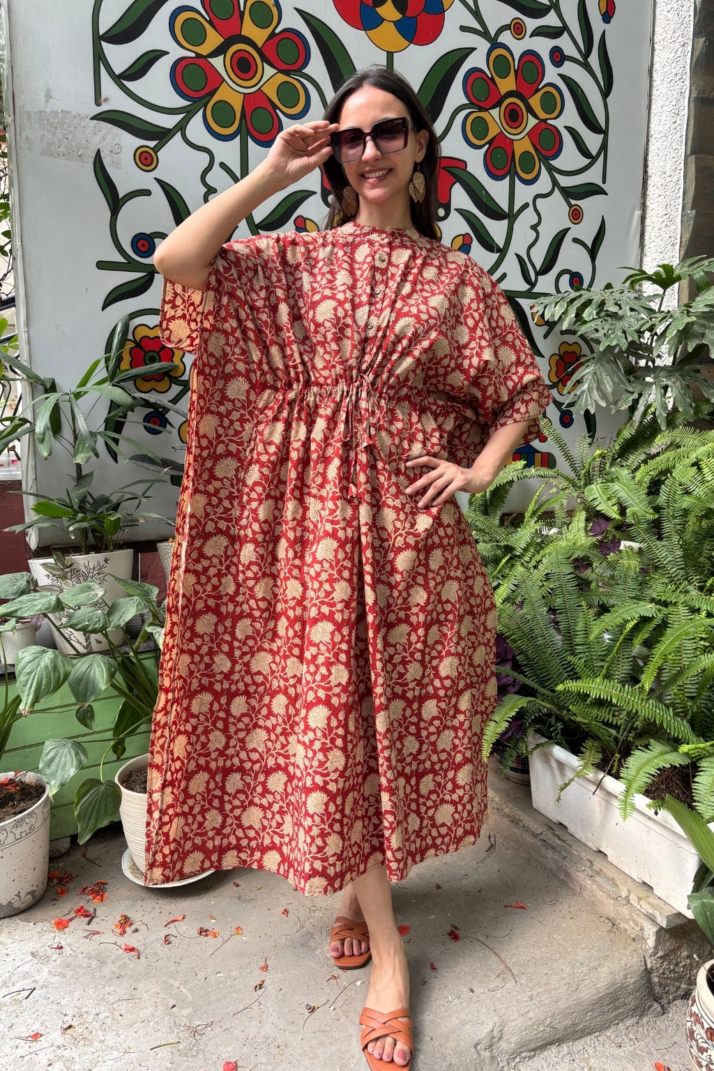 Rustic Rhythm Cotton Shirt Kaftan