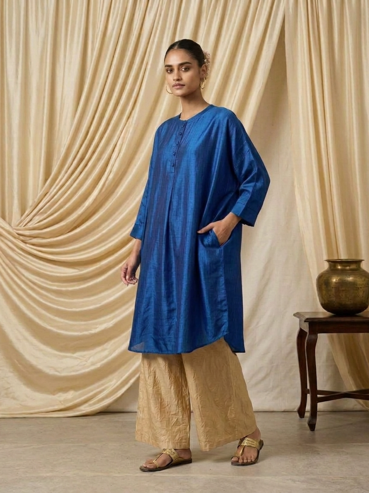 Neel Silk Kurta