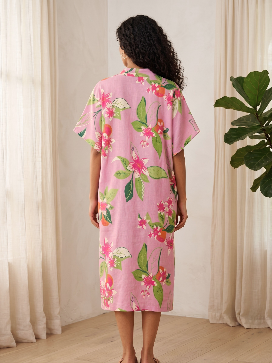 Floral Garden Kaftan Dress