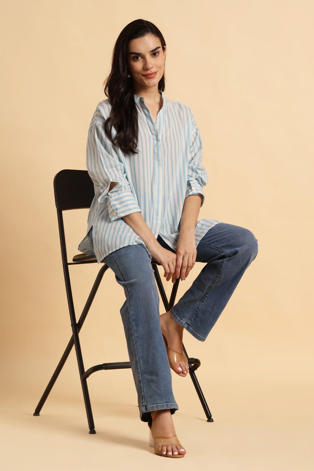 Blue Streak Freak Cotton Shirt
