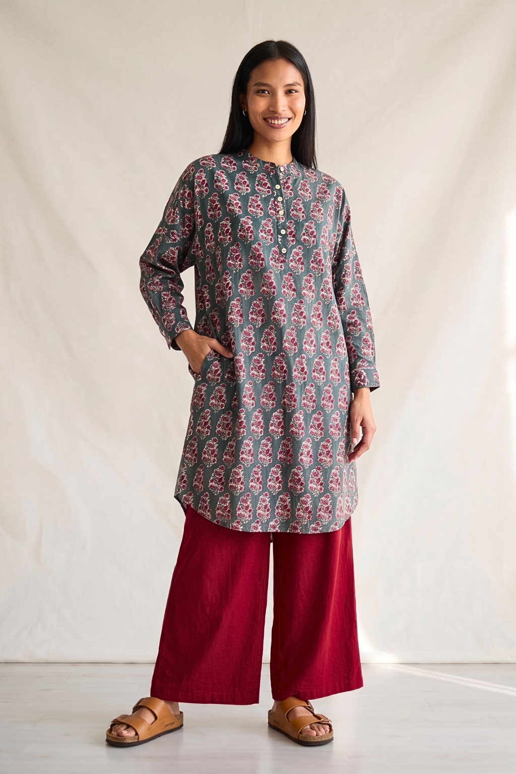Noorbagh Handblock Cotton Tunic