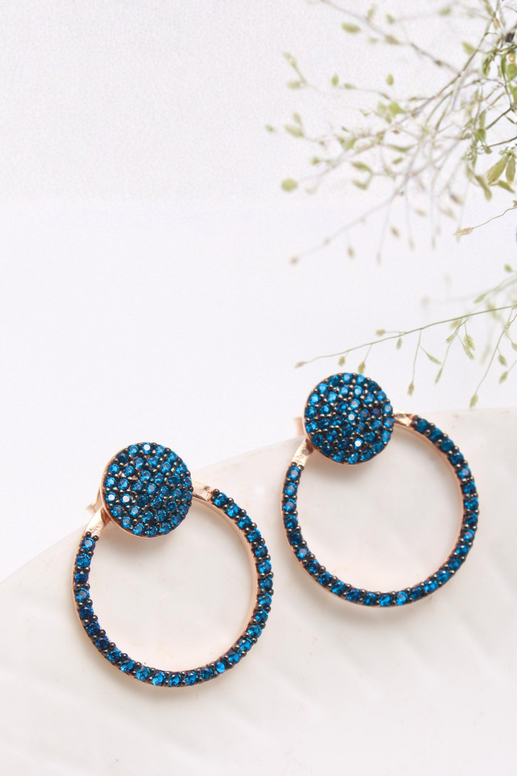Azure Grace Studs