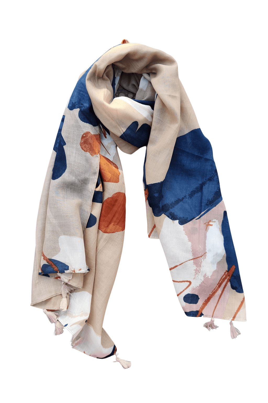 Abstract Pattern Long Scarf - SAFEERA